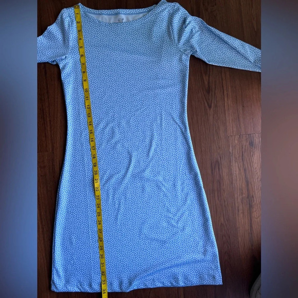 Vineyard Vines New Printed Margo Blue Boatneck Shirt Dress Size XXS - Picture 5 of 10